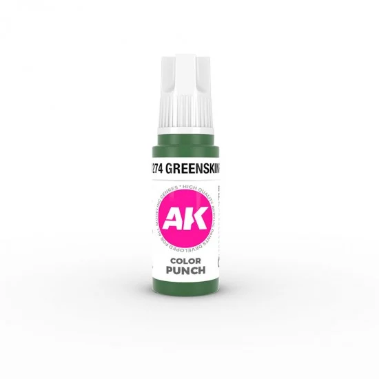 AK Interactive AK-11274 3GEN Ultra Pigmented Colour - Greenskin Punch Color Punch (17ml)