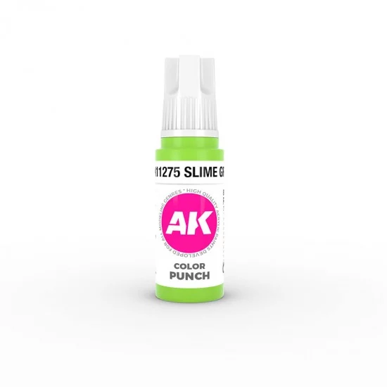 AK Interactive AK-11275 3GEN Ultra Pigmented Colour - Slime green Color Punch (17ml)