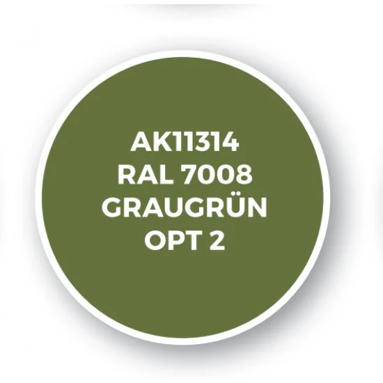 AK Interactive AK-11314 Acrylic Paint (3rd Generation) for AFV - RAL 7008 Graugrun Opt 2 (17ml)