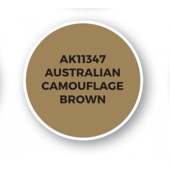 AK Interactive AK-11347 Acrylic Paint (3rd Generation) for AFV - Australian Camouflage Brown (17ml)