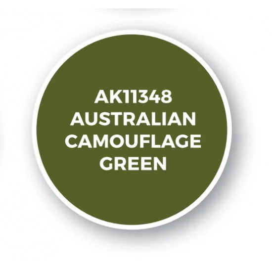 AK Interactive AK-11348 Acrylic Paint (3rd Generation) for AFV - Australian Camouflage Green (17ml)