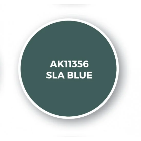 AK Interactive AK-11356 Acrylic Paint (3rd Generation) for AFV - SLA Blue (17ml)