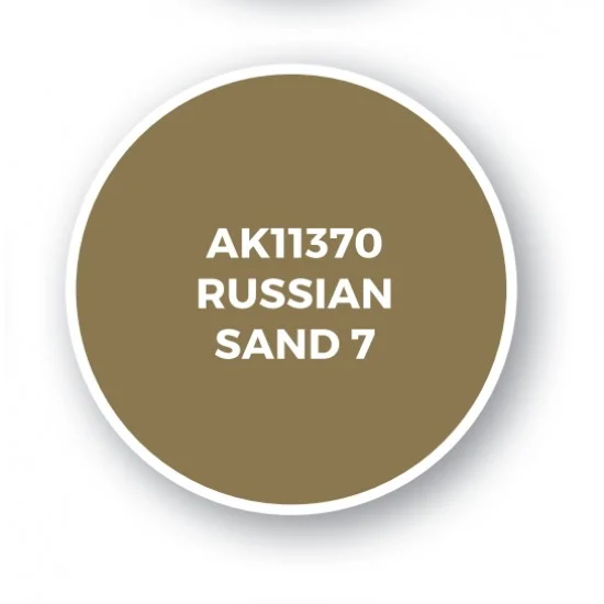 AK Interactive AK-11370 Acrylic Paint (3rd Generation) for AFV - Russian Sand 7K (17ml)