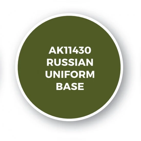 AK Interactive AK-11430 Acrylic Paint (3rd Generation) for Figures - Russian Uniform Base (17ml)