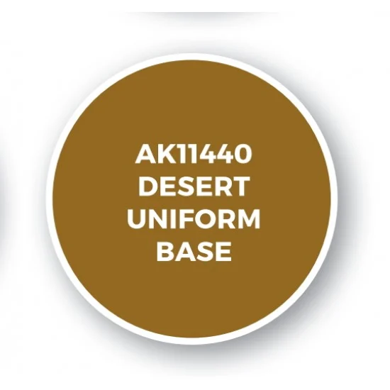 AK Interactive AK-11440 Acrylic Paint (3rd Generation) for Figures - Desert Uniform Base (17ml)