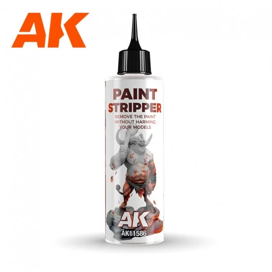 AK Interactive AK-11586 Paint Stipper 250ml - Remove The Paint without Harming Models