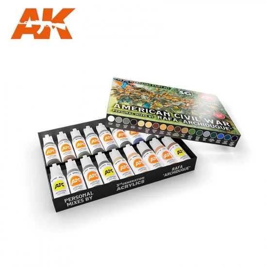 AK Interactive AK-11764 Acrylic Paint (3rd Generation) Signature Set - RAFA