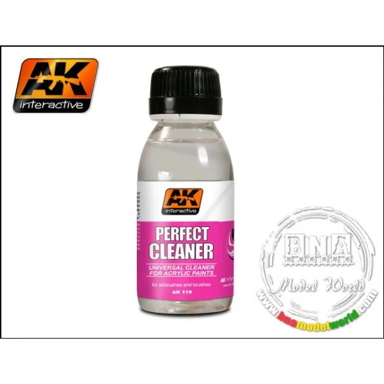 AK Interactive AK-119 Perfect Cleaner (for Tools/Brushes/Airbrushes) (100ml)
