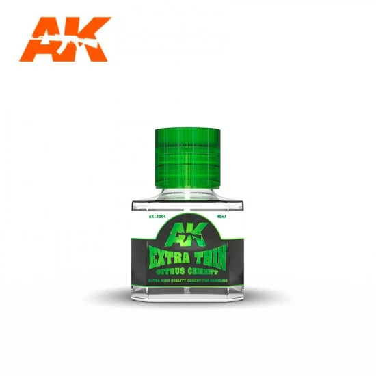 AK Interactive AK-12004 Extra Thin Citrus Cement (40ml)