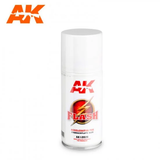 AK Interactive AK-12026 Flash Accelerator for Cyanoacrylate Glue (150ml spray can)