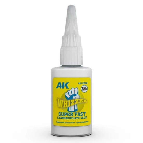 AK Interactive AK-12028 Whizzer (20g) Super Fast Low Density Cyanoacrylate Glue