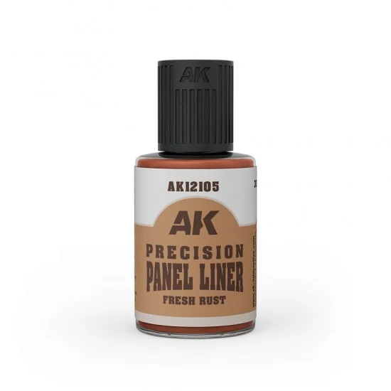 AK Interactive AK-12105 Precision Paneliner - Fresh Rust (30ml Enamel)