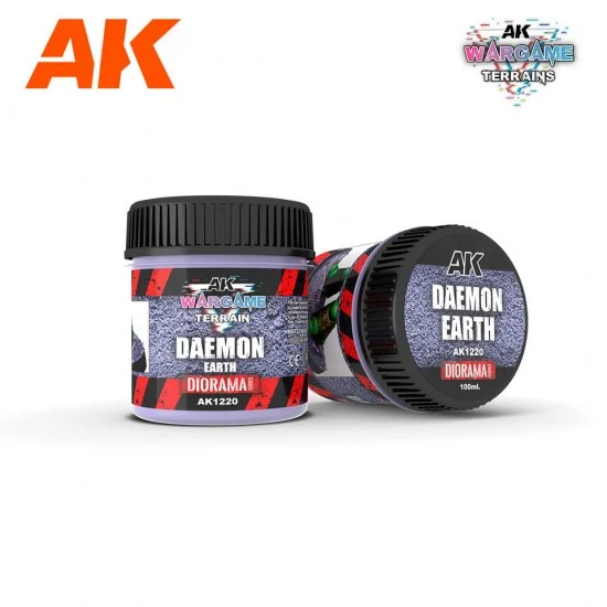AK Interactive AK-1220 Wargame Battle Ground Terrains - Daemon Earth (100ml)