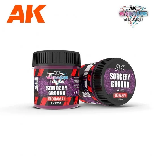 AK Interactive AK-1233 Wargame Battle Ground Terrains - Sorcery Ground (100ml)