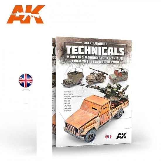 AK Interactive AK-130004 Technical - Max Lemaire (Bilingual English / French, 204 pages)