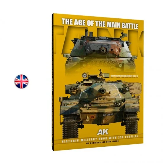 AK Interactive AK-130014 The Age of The Mainbattle Tank (English, 304 pages, Limited Edition)