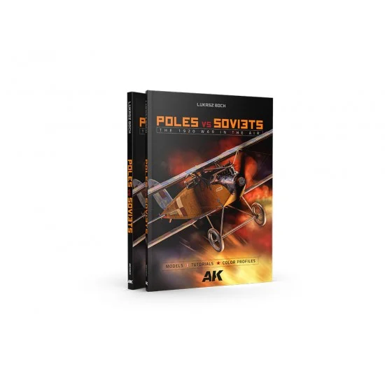 AK Interactive 130031 Polish and Soviet The 1920 War in The Air By Lukasz Boch (English, 200pages) - Modelling Publication