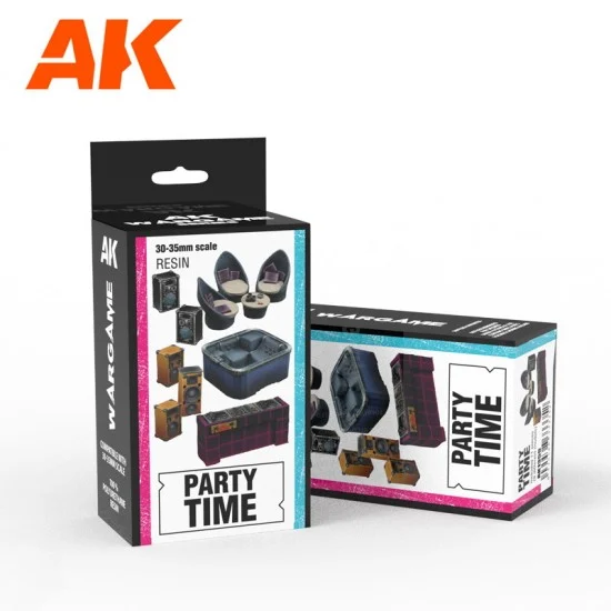 AK Interactive AK-1359 Party Time Set Wargame (Resin, 30-35mm)