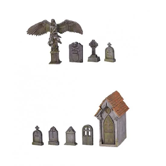 AK Interactive AK-1365 Wargame Resin Scenery - Cemetery Accesories (30-35mm Scale)