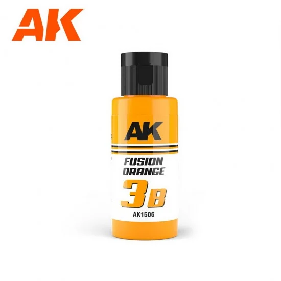 AK Interactive AK-1506 Acrylic Paint - Dual Exo 3B #Fusion Orange (60ml) for Gunpla/Sci-Fi/Mecha/Robots