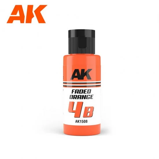 AK Interactive AK-1508 Acrylic Paint - Dual Exo 4B #Faded Orange (60ml) for Gunpla/Sci-Fi/Mecha/Robots