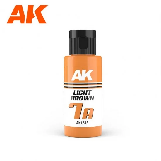 AK Interactive AK-1513 Acrylic Paint - Dual Exo 7A #Light Brown (60ml) for Gunpla/Sci-Fi/Mecha/Robots