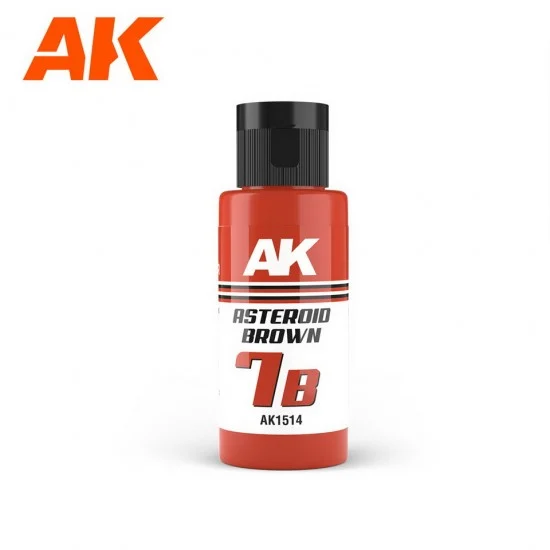 AK Interactive AK-1514 Acrylic Paint - Dual Exo 7B #Asteroid Brown (60ml) for Gunpla/Sci-Fi/Mecha/Robots