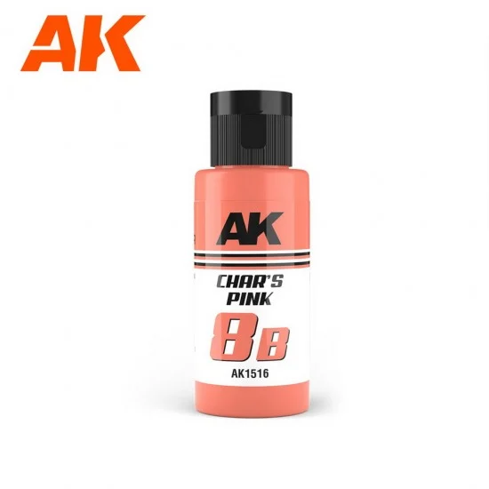 AK Interactive AK-1516 Acrylic Paint - Dual Exo 8B #Char's Pink (60ml) for Gunpla/Sci-Fi/Mecha/Robots