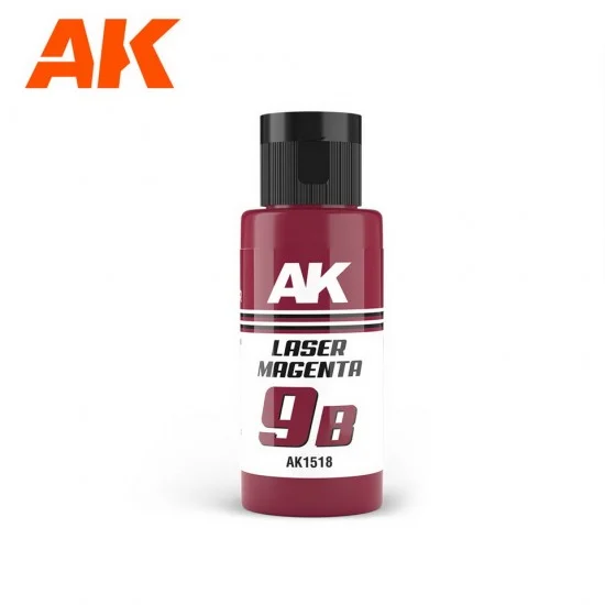 AK Interactive AK-1518 Acrylic Paint - Dual Exo 9B #Laser Magenta (60ml) for Gunpla/Sci-Fi/Mecha/Robots