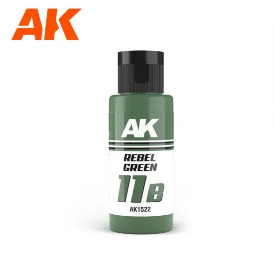 AK Interactive AK-1522 Acrylic Paint - Dual Exo 11B #Rebel Green (60ml) for Gunpla/Sci-Fi/Mecha/Robots