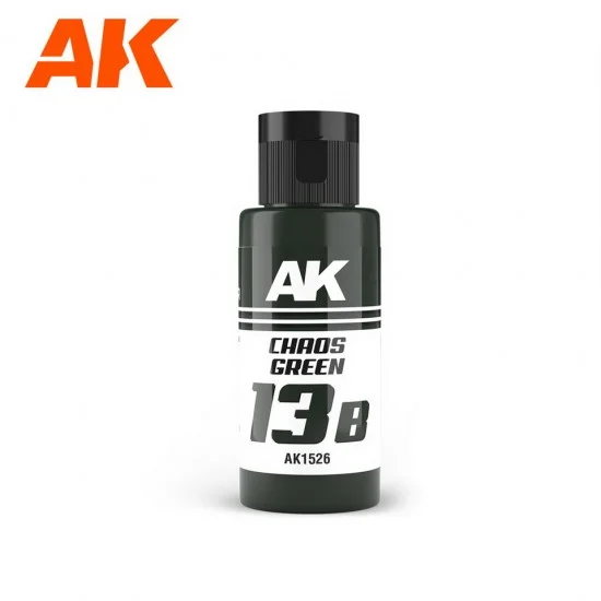 AK Interactive AK-1526 Acrylic Paint - Dual Exo 13B #Chaos Green (60ml) for Gunpla/Sci-Fi/Mecha/Robots