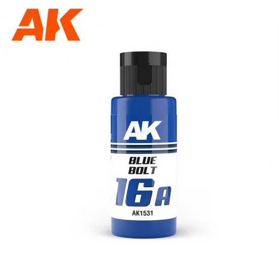 AK Interactive AK-1531 Acrylic Paint - Dual Exo 16A #Blue Bolt (60ml) for Gunpla/Sci-Fi/Mecha/Robots