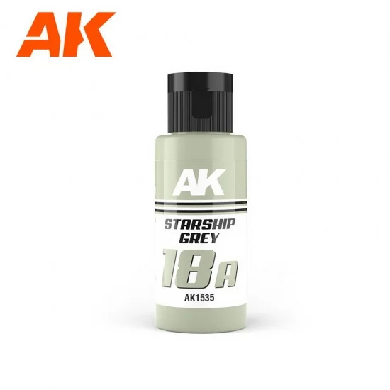 AK Interactive AK-1535 Acrylic Paint - Dual Exo 18A #Starship Grey (60ml) for Gunpla/Sci-Fi/Mecha/Robots