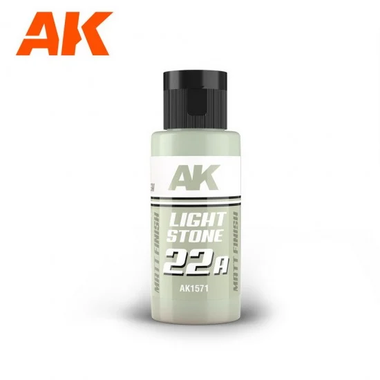 AK Interactive AK-1571 Acrylic Paint - Dual Exo Scenery 22A #Light Stone (60ml, matte finish) for Gunpla/Sci-Fi