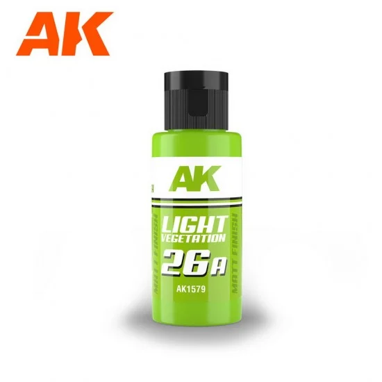 AK Interactive AK-1579 Acrylic Paint - Dual Exo Scenery 26A- Light Vegetation (60ml, matte finish) for Gunpla