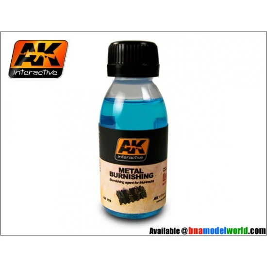 AK Interactive AK-159 Metal Burnishing Fluid (100ml)