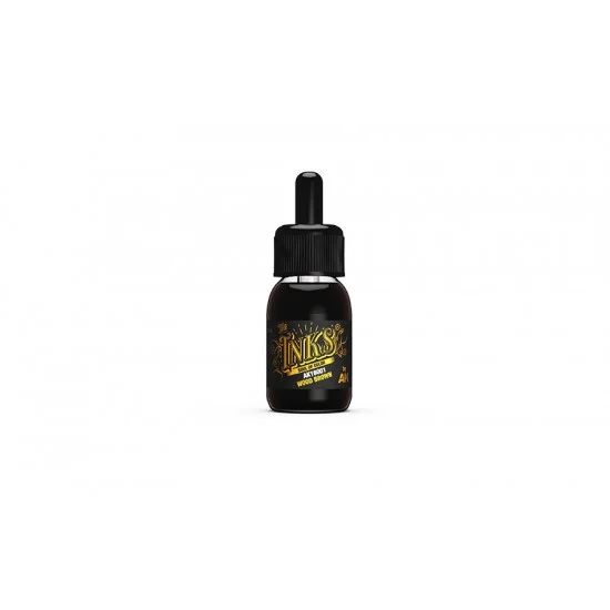 AK Interactive AK-16001 Acrylic Inks - Wood Brown (30ml)