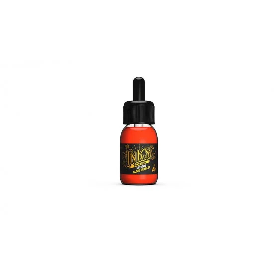 AK Interactive AK-16009 Acrylic Inks - Blood Scarlet (30ml)
