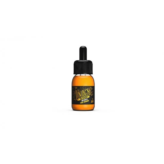 AK Interactive AK-16012 Acrylic Inks - Fire Orange (30ml)