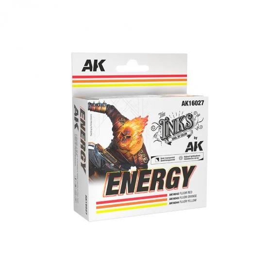 AK Interactive AK-16027 Acrylic Inks - Energy Colours Set (3x 30ml)