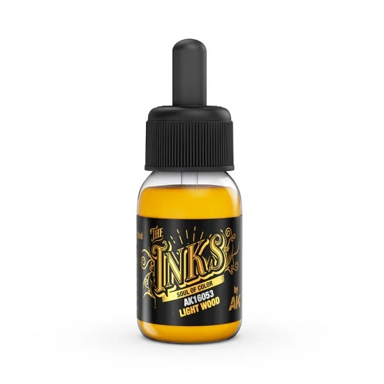 AK Interactive AK-16053 Acrylic Inks - Light Wood (30ml)