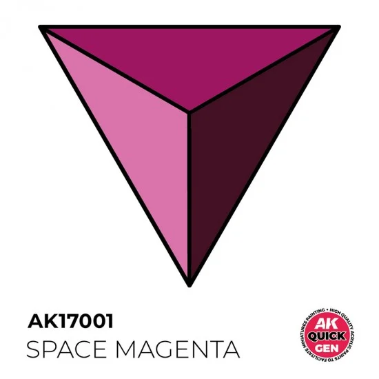 AK Interactive AK-17001 Acrylic Colour for Contrast Painting - Quick Gen #Space Magenta (18ml)