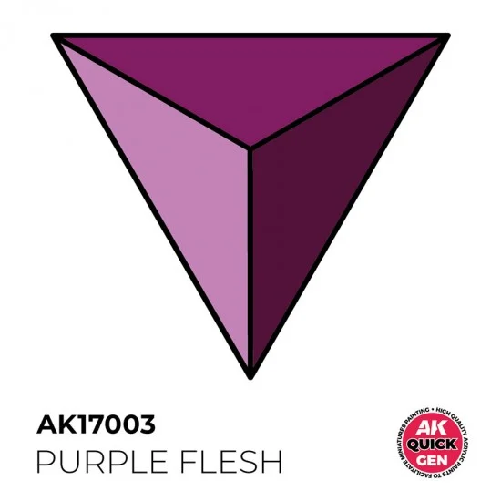 AK Interactive AK-17003 Acrylic Colour for Contrast Painting - Quick Gen #Purple Flesh (18ml)