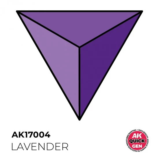 AK Interactive AK-17004 Acrylic Colour for Contrast Painting - Quick Gen #Lavender (18ml)