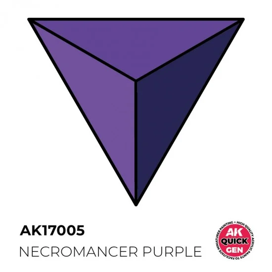AK Interactive AK-17005 Acrylic Colour for Contrast Painting - Quick Gen #Necromancer Purple (18ml)