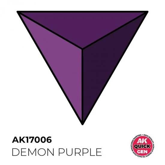 AK Interactive AK-17006 Acrylic Colour for Contrast Painting - Quick Gen #Demon Purple (18ml)