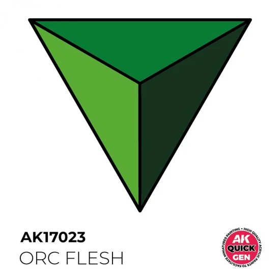 AK Interactive AK-17023 Acrylic Colour for Contrast Painting - Quick Gen #ORC Flesh (18ml)