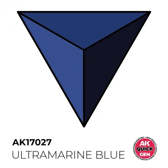 AK Interactive AK-17027 Acrylic Colour for Contrast Painting - Quick Gen #Ultramarine Blue (18ml)