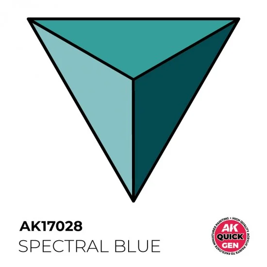 AK Interactive AK-17028 Acrylic Colour for Contrast Painting - Quick Gen #Spectral Blue (18ml)