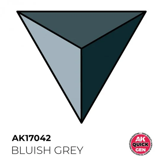 AK Interactive AK-17042 Acrylic Colour for Contrast Painting - Quick Gen #Bluish Grey (18ml)